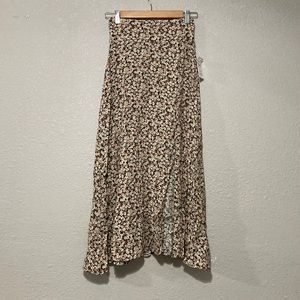 AFRM floral maxi skirt